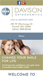Mobile Screenshot of davisonorthodontics.com